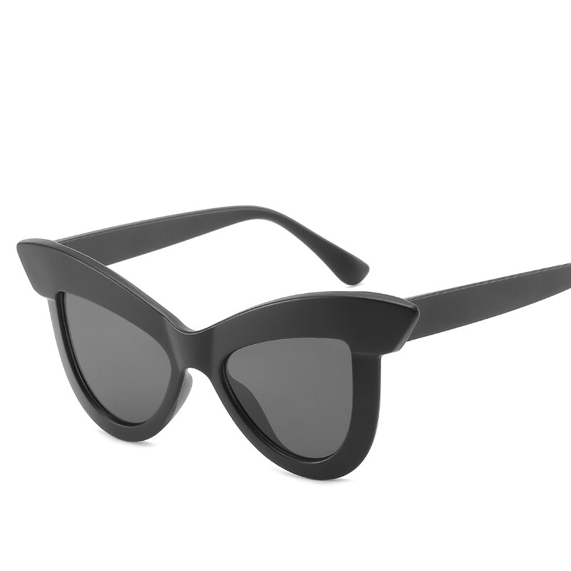 gafas de sol de personalidad cejas grandes ojos de gato senderismo gafas de sol coloridas tendencia de conducción gafas de sol de cruce