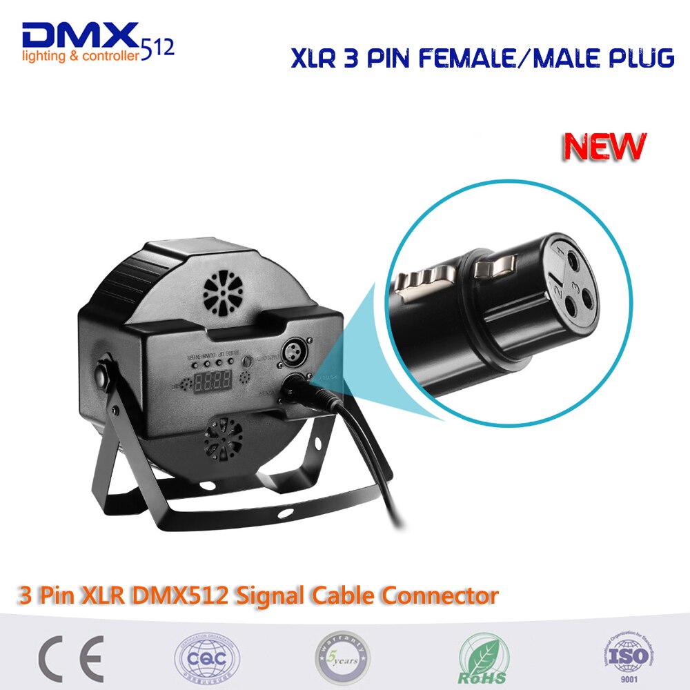 XLR 3 Pin Vrouwelijke Jack Of Stekker Connector, DMX512 Signaal Kabel Connector.