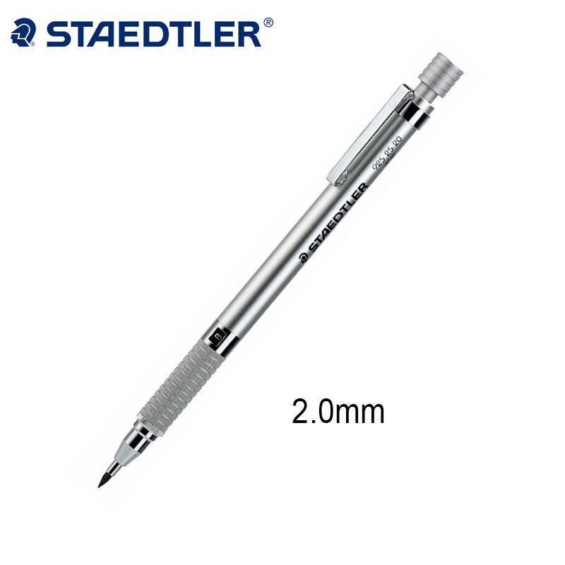 Staedtler 0.3/0.5/0.7/0.9/2.0mm mekaaninen lyijykynä metalli automaattinen lyijykynä koulu- ja toimistotarvikkeet