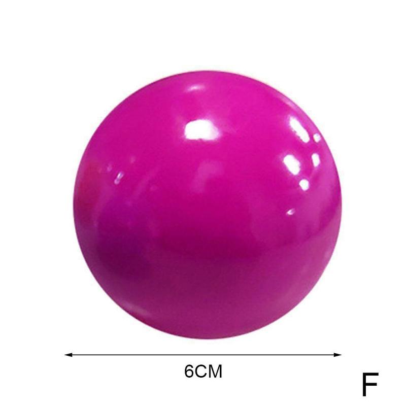 Sticky Ballen Gooien Op Plafond Decompressie Bal Kleverige Squash Bal Zuig Decompressie Speelgoed Kleverige Doel Bal Kinderen Speelgoed: purple 6cm