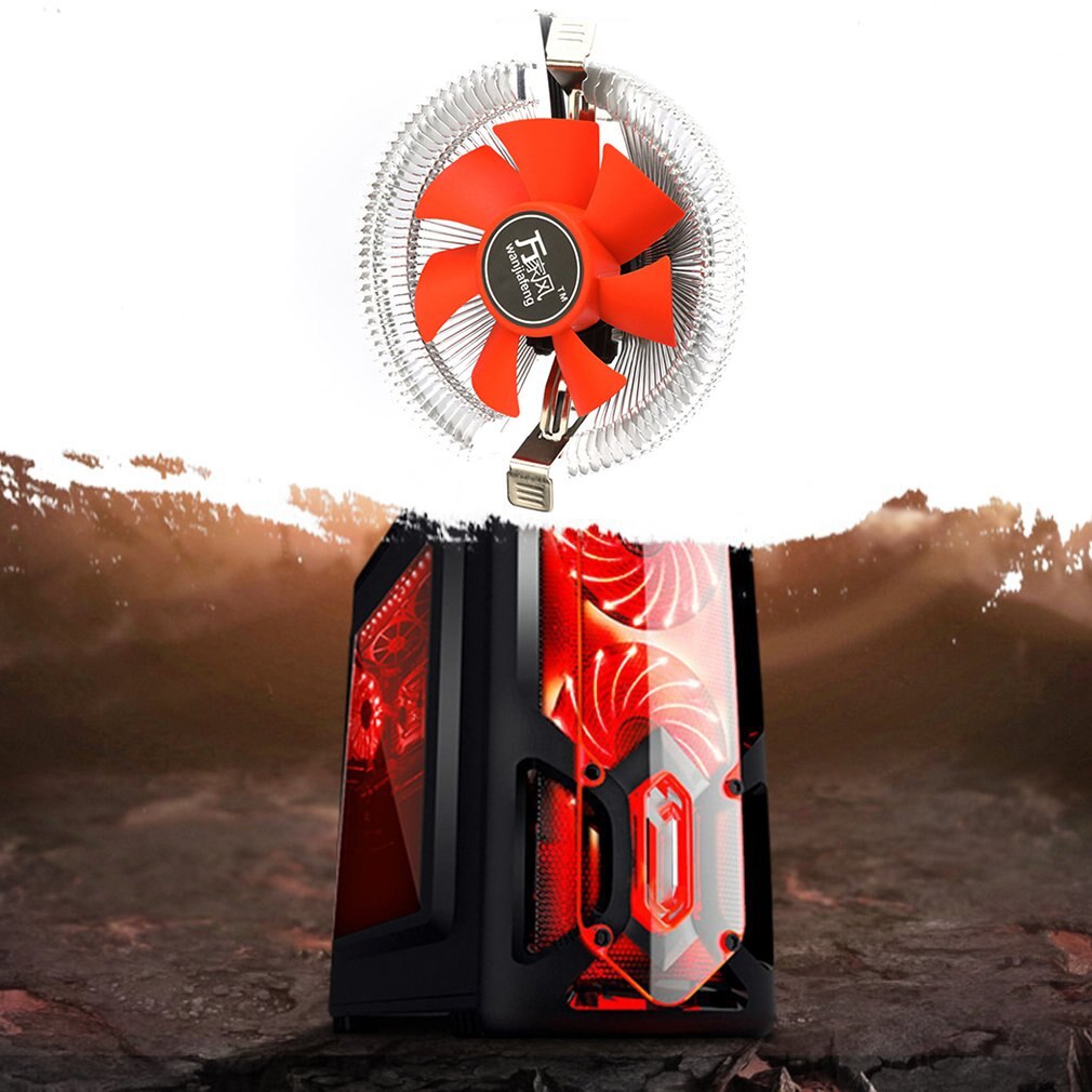 Long Service Life Super Quiet Computer PC CPU Cooler Cooling Fan Heatsink for LGA775 1155 AMD AM2 AM3 754