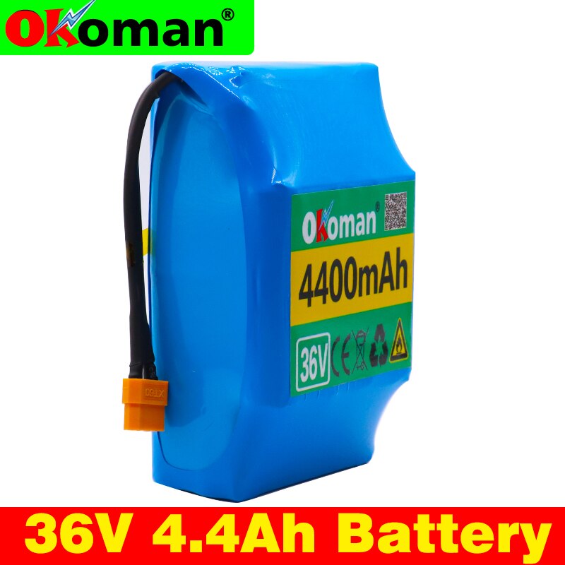 Okoman 36V 4.4Ah 4400 Mah Hoge Drain 2 Wielen, elektrische Scooter Balanceren 18650 Lithium Batterij Pack Voor Zelfbalancerende Fit