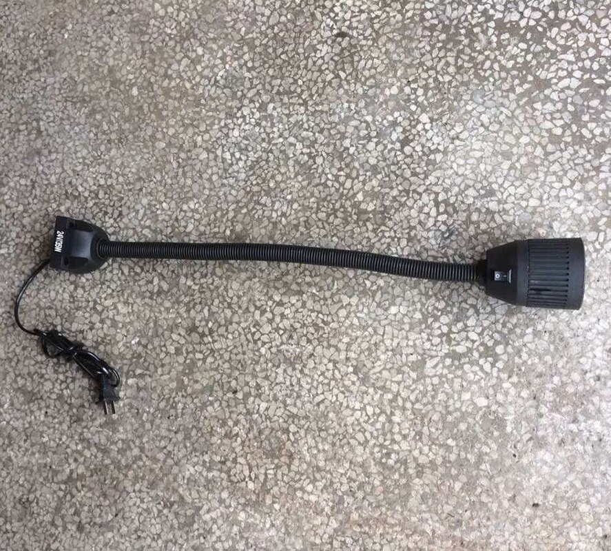 Rocker Arm Vertikale Fräsmaschine Fräsen Kopf Zubehör Schwarz Quarz Lampe 24V35W Senden Basis