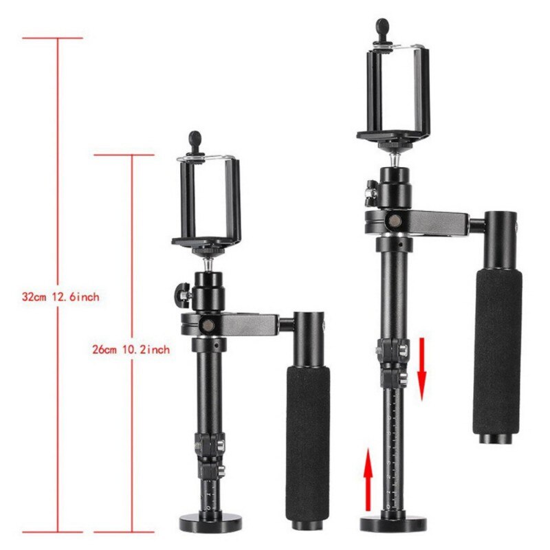 Aluminium Handheld DSLR Stabilizer Draagbare Anti-shake Telefoon Houder Camera Stabilizer Photo DSLR Accessoires