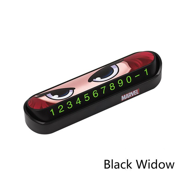 Auto Tijdelijke Parkeerkaart Auto Tijdelijke Parkeerkaart Houder Verborgen Auto Telefoonnummer Kaart Plaat Stickers Auto Accessoires: D