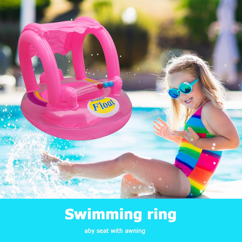 Baby Kids Zomer Float Seat Zonnescherm Tube Ring Zwemmen Zwembad Water Sport Fun Speelgoed Klassieke Baby Seat Grappig Speelgoed medeplichtige