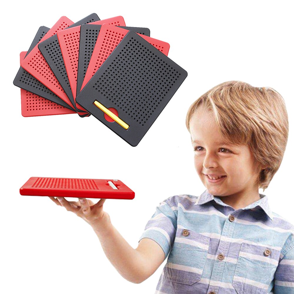 Giocattoli per bambini Tavolo Da Disegno Creatività Giocattoli Per I Bambini Sfera Magnetica Sketch Pad Tablet Tavolo Da Disegno Penna Stilo Magnetico Giocattolo Montessori