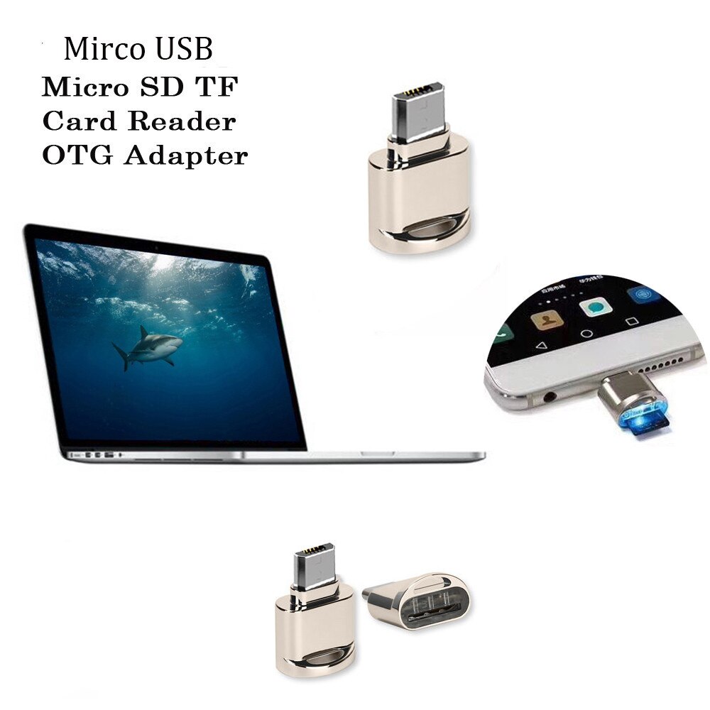 Sd micro lector de tarjetas de OTG adaptador USB tipo c tf Tarjeta de adaptador usb de tipo c adaptador de lector de tarjeta Microsd sd micro lector