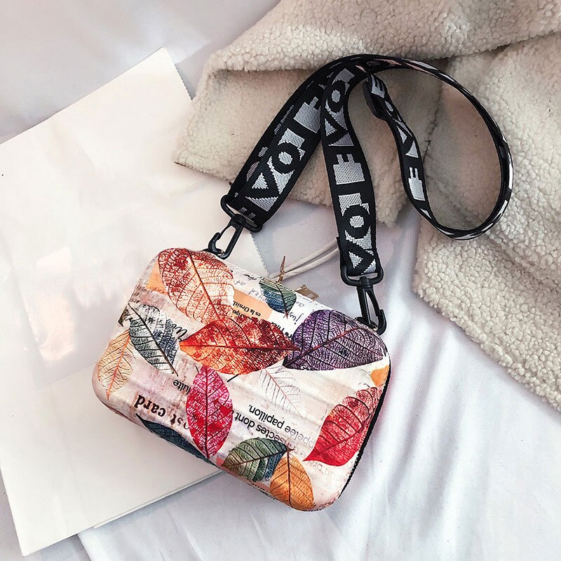 Personality Shoulder Clutch Mini Square Box Bag Cartoon Color Lovely Crossbody Bags Women Handbag Soft: 04