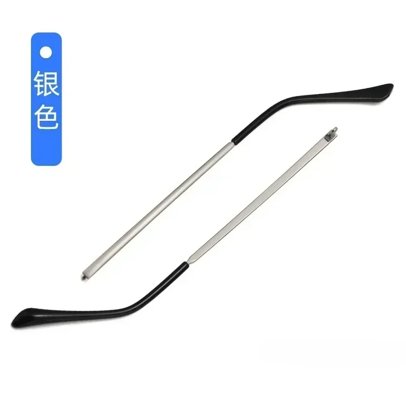 1 Pair Metal Eyeglasses Temple Arm Eyeglasses Replacement Metal Leg Eyewear Accessories Spectacle Frame Repair Tool: Silver