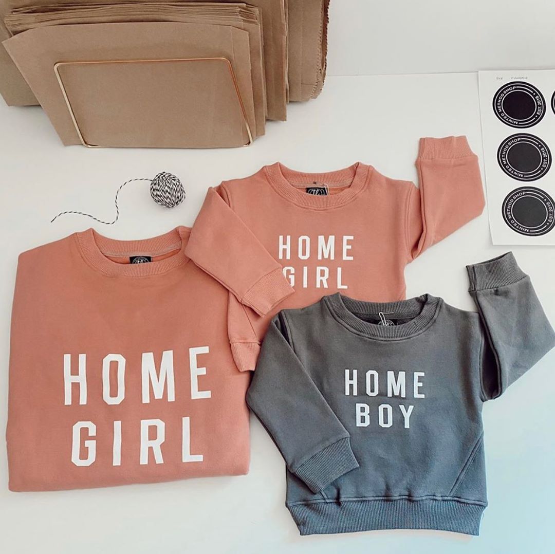 Focusnorm 0-6y herfst baby jongens meisjes sweatshirt tops letter print lange mouwen trui casual tops 2 kleuren