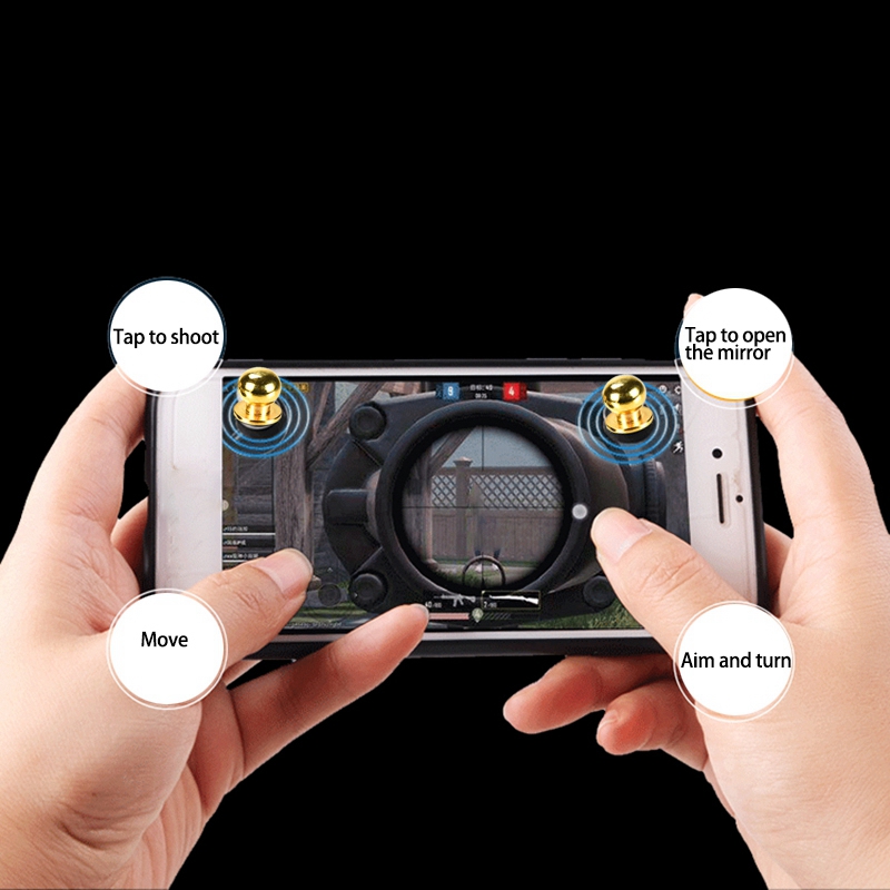 5X H5 Gamepad Telefoon Mobiele Game Controller Hand Grip Trigger Key Gaming Joysticks Voor Pubg