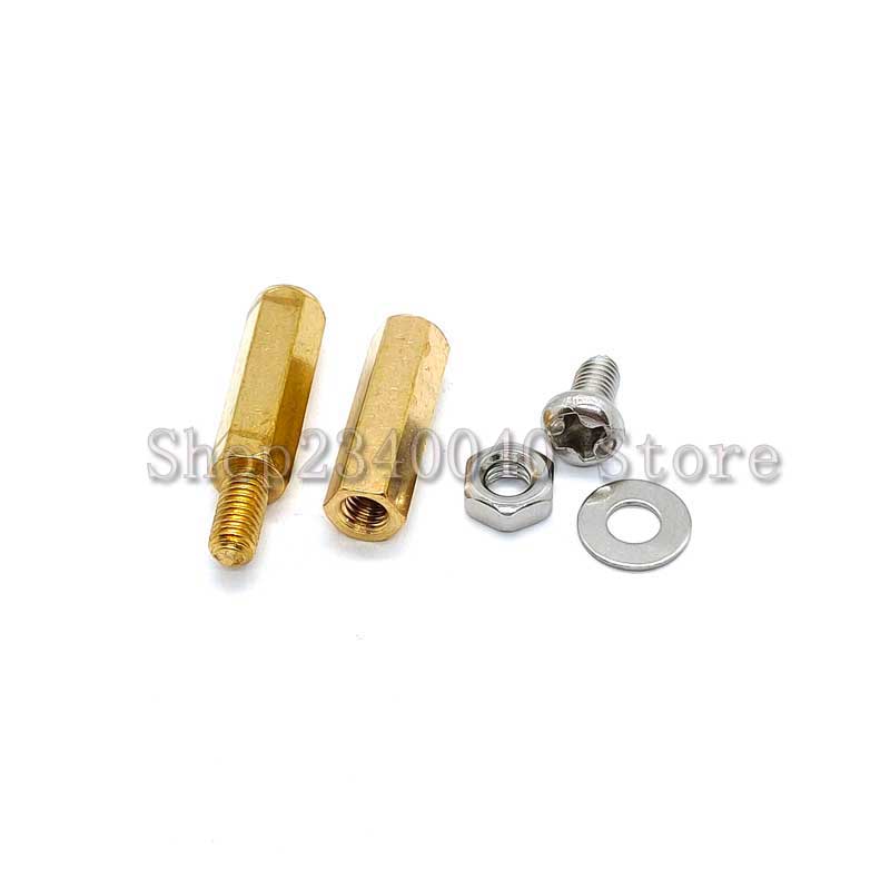 750Pcs/set M2 Brass Studs Pillars Standoff Spacers Screw Isolation Spacing Screw stud Stainless steel Screws Nut Washer Kit