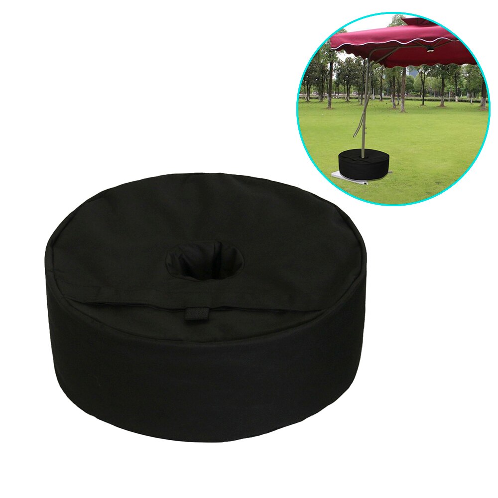Gårdhave strandtelt base vægt taske til baldakin sand stat tilføje vægt rund paraply base sandpose til udendørs parasol parasol: Type 2