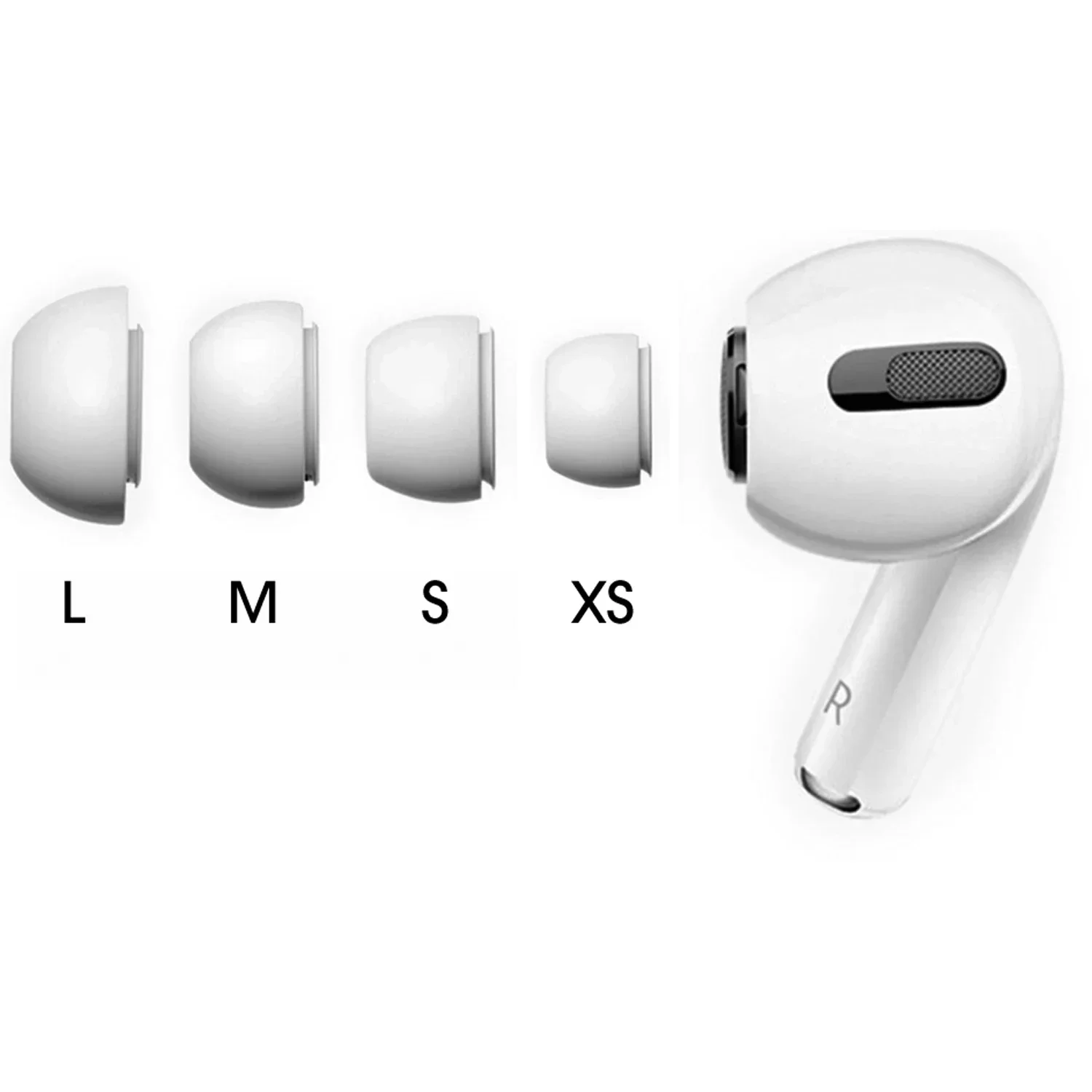 Ersatz-Ohrstöpsel für AirPods Pro 1. 2. Silikon-Gummi-Ohrstöpsel, Knospen, Ohrstöpsel, Ohrhörer, Kappe, Gel-Zubehör, XS/S/M/L-Abdeckung: S / CORAL