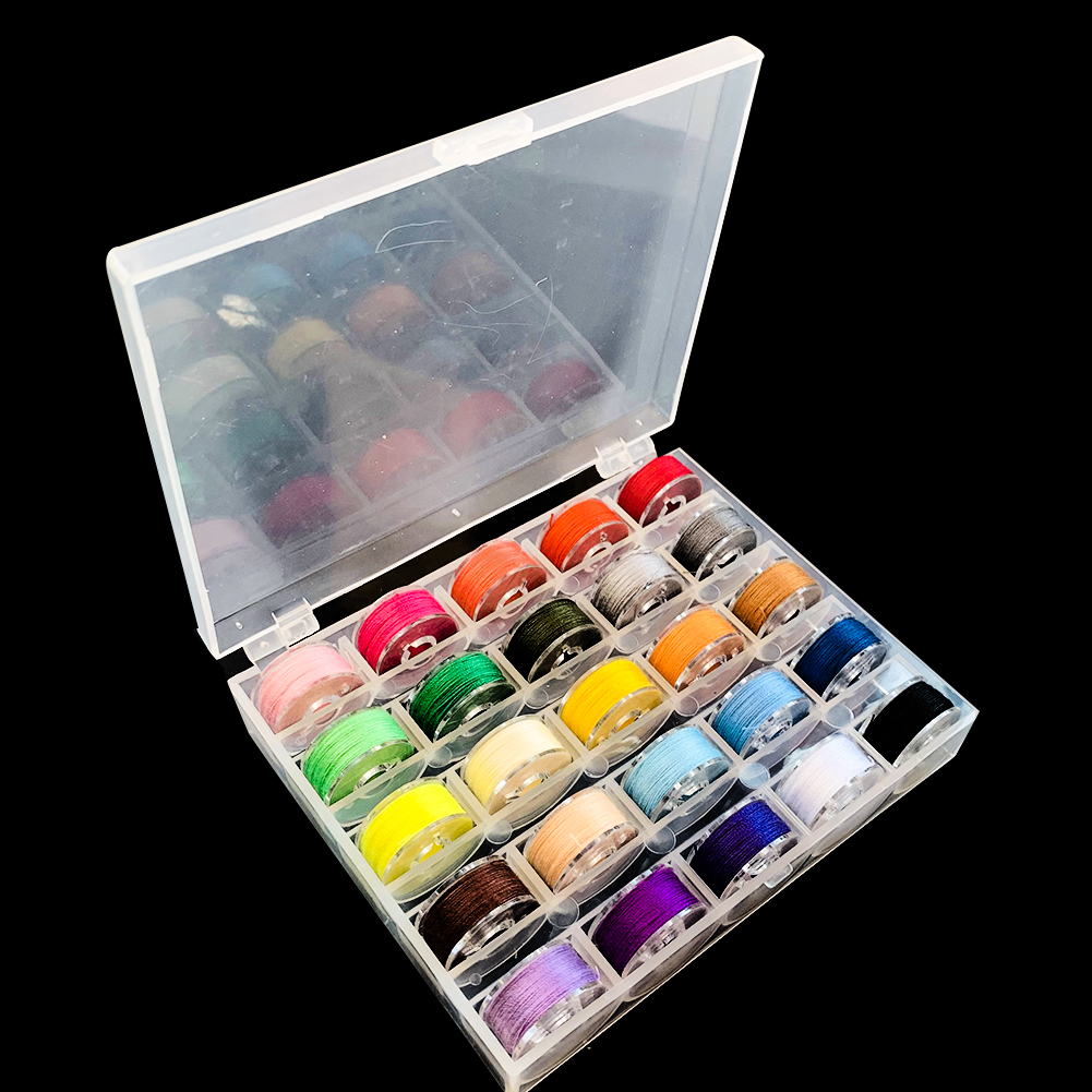 25 Color Handmade DIY Gold and Silver Wire Embroidery Thread Hand-woven Thread Box Color Embroidery Thread Home Sewing Thread