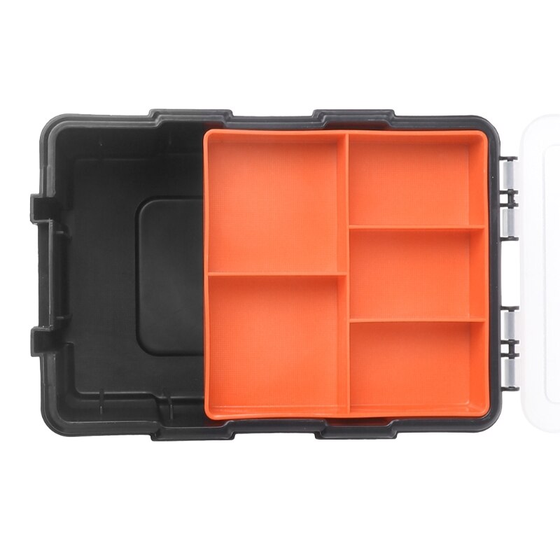 Hardware Box Transparent Multifunctional Storage Tools Case Plastic Organizer