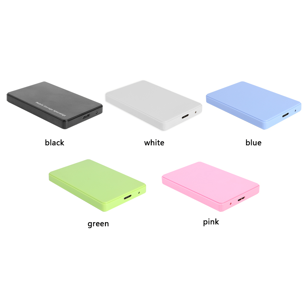 HDD Case Type C SATA to USB 3.0 2.5inch HDD Box 8TB 6Gbps External Hard Drive Enclosure for HDD SSD Hard Disk Case Support