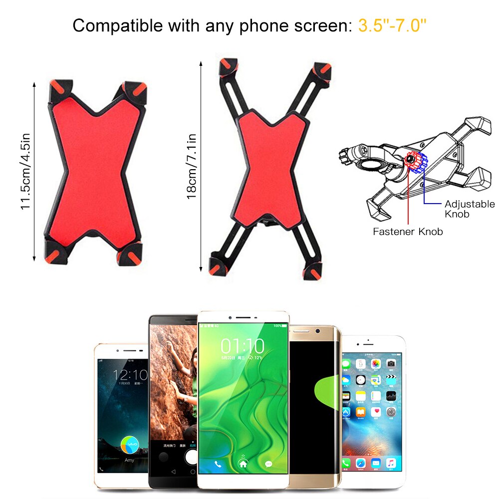 Vélo Support Pour Téléphone Réglage Moto Support Pour Téléphone Support De Vélo Rotatif Pour VTT route Vélo Équipement