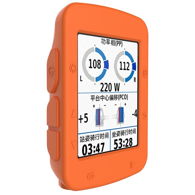 Ciclismo GPS Garmin Edge 520 200 500 funda protectora protege la cubierta de goma de silicona caso bicicleta ordenador Edge 520 200, 500: Edge520 Orange