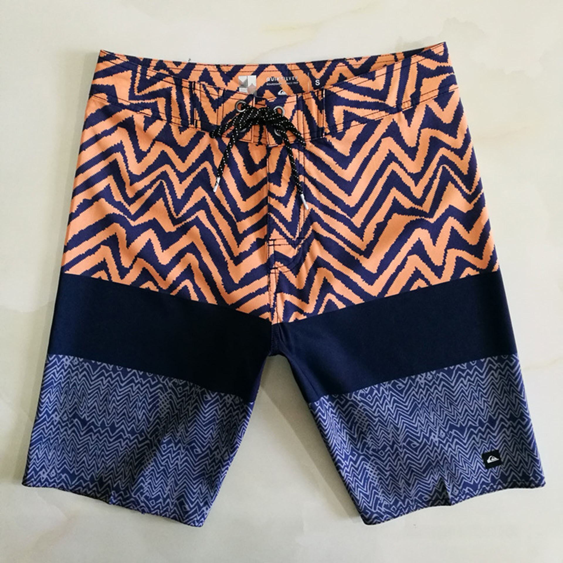 Badeshorts in übergröße für herren, bermuda-shorts, maskuline sommerhosen für männer, strandbekleidung, schnelltrocknend, bedruckte badehose  -40