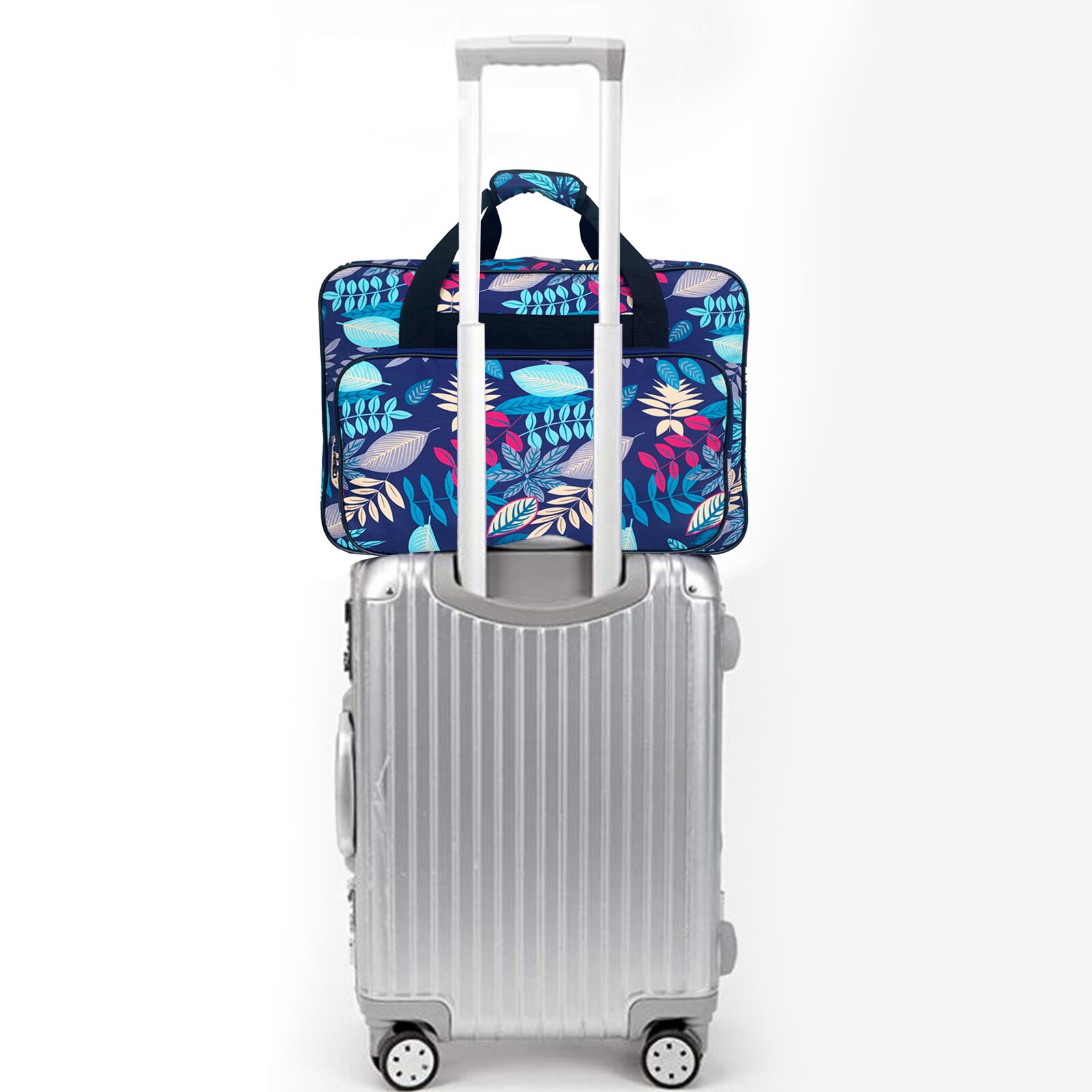 Sewing Machine Carry Bag Lightweight Sew Machine Tote Pockets Carrying Case: Light Blue