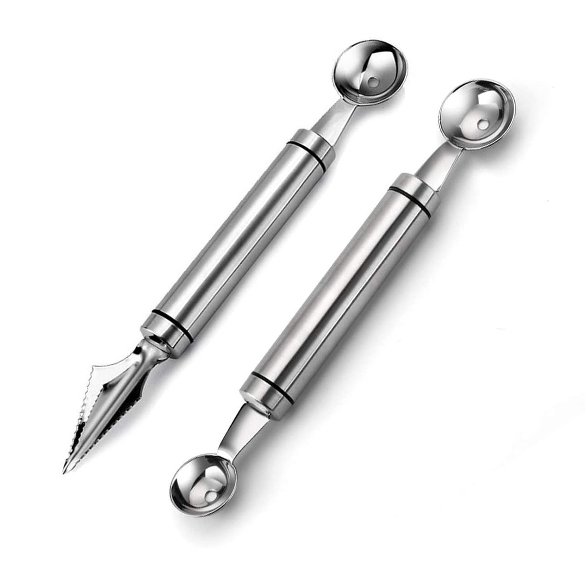 Fruit Platter Carving Knife Melon Scoops Ice Cream Scoop Watermelon Ballers DIY Assorted Fruit Slicer Tool: A