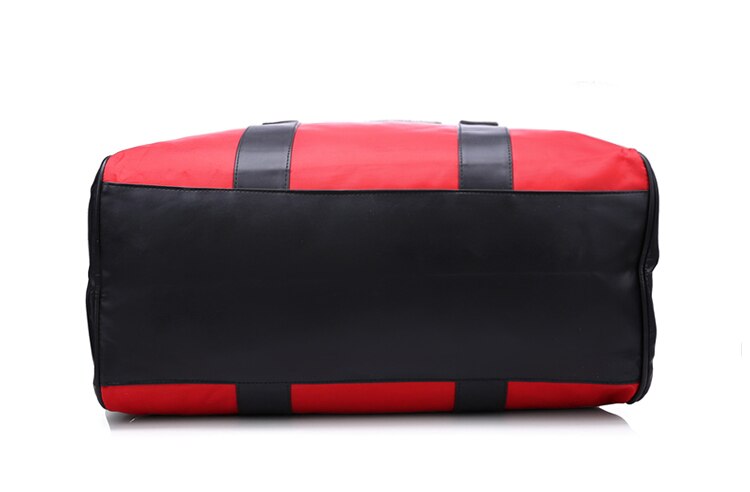 Custom Red Water Proof Light Weight Travel Duffle Bag