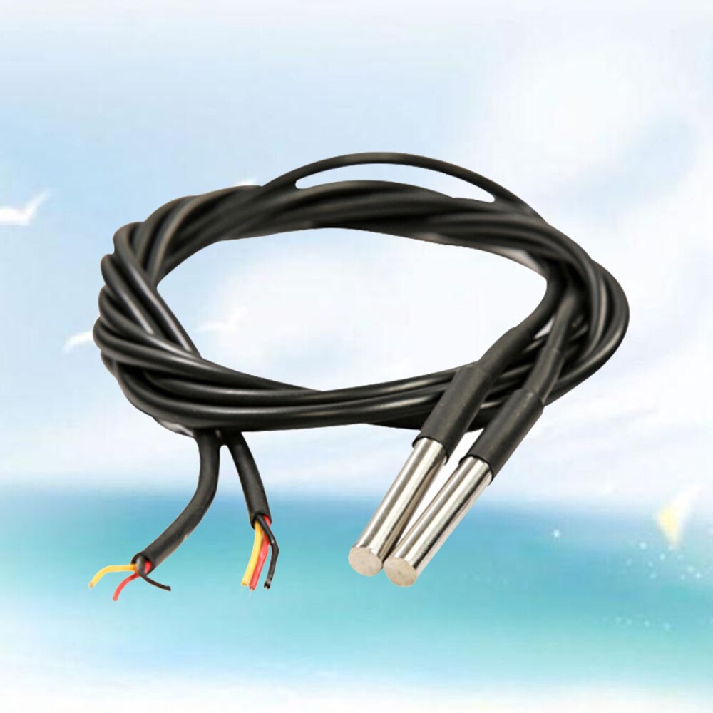 2 Meters Stainless Steel Water Temperature Probe For Waterproof Packaging Temperature Sensor