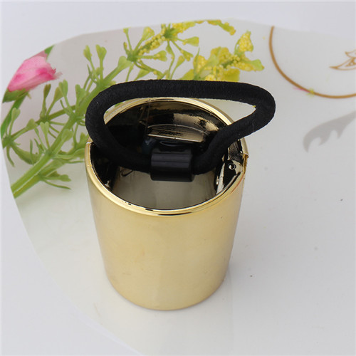 coletero elástico estilo Punk, accesorios para el cabello, banda para el pelo, anillo de pelo redondo Retro Vintage para mujer, Scrunchy con caja: gold