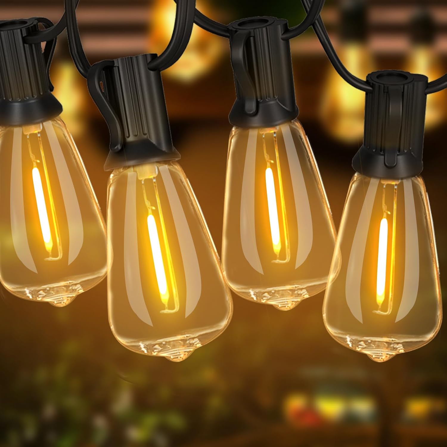 9,5M/12M buitenverlichting op zonne-energie met afstandsbediening, IP65 weerbestendig, LED-lampen op zonne-energie aansluitbaar voor terras, tuin, balkon