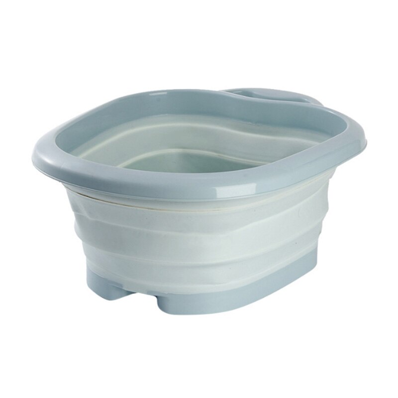 Przenośne wanny składane stóp moczenie wiadro piany masaż wiadro gospodarstwa domowego sauna wanna Pedicure wanna plastikowe składane: niebieski