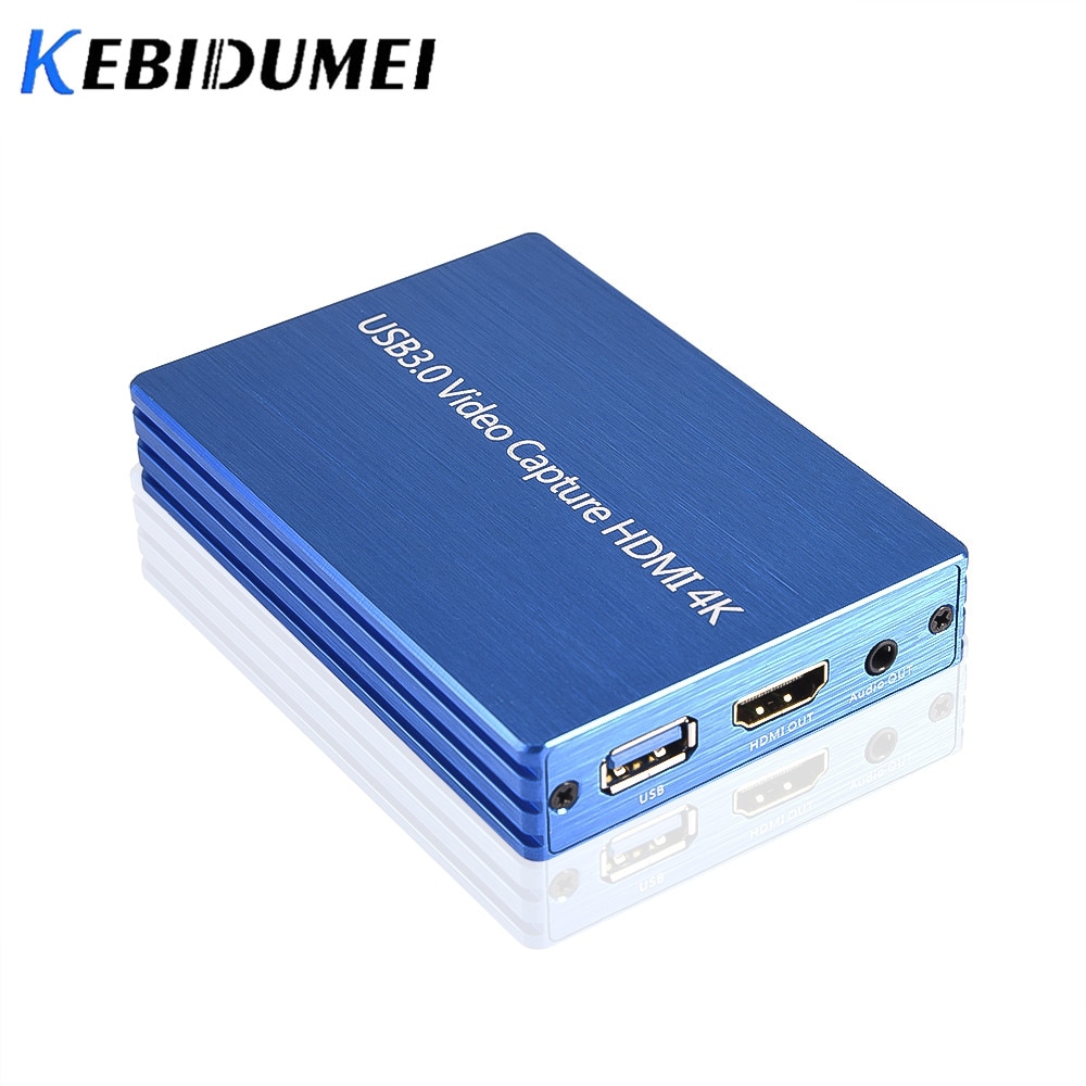 HDMI To USB 3.0 Video 4K Capture Card Dongle 1080P 60fps HD Video Recorder Grabber For OBS Capturing Game Game Capture Card Live