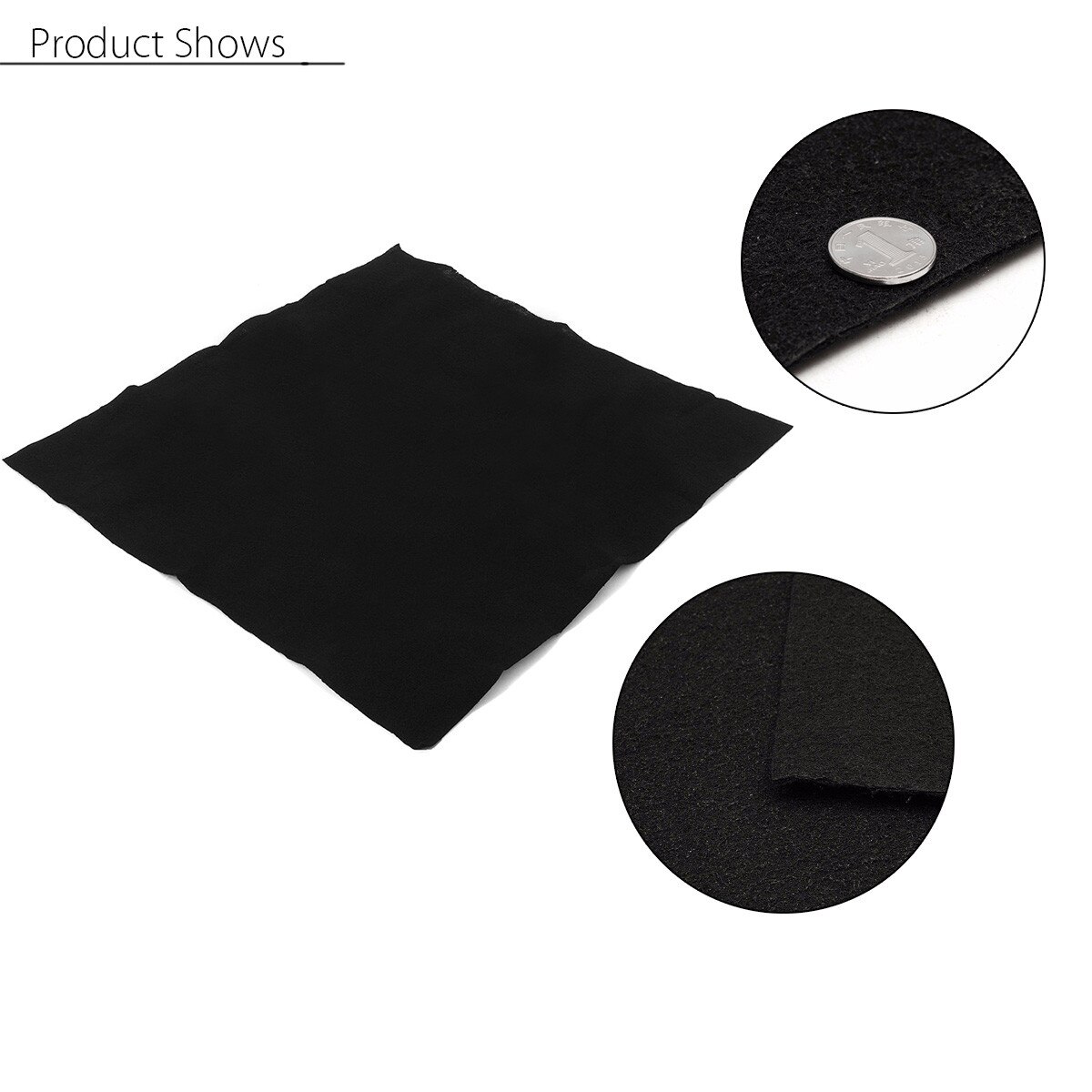 1m*1m Thickness 3mm Air Conditioner Cloth Activated Carbon HEPA Purifier Pre Filter Covers Fabric Sheet Pad