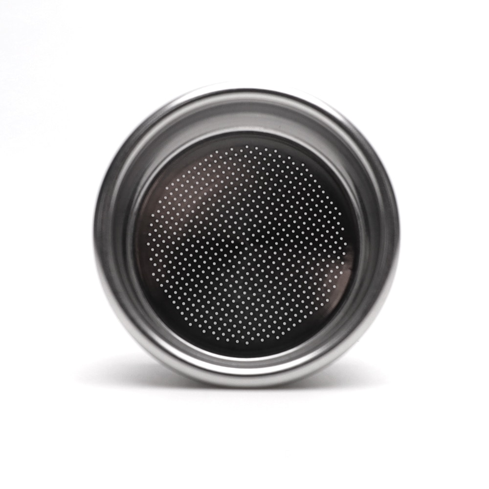 Filtro de café, filtro de café de acero inoxidable de 54mm, filtro de pared individual de dos tazas, adecuado para algunos modelos de Breville