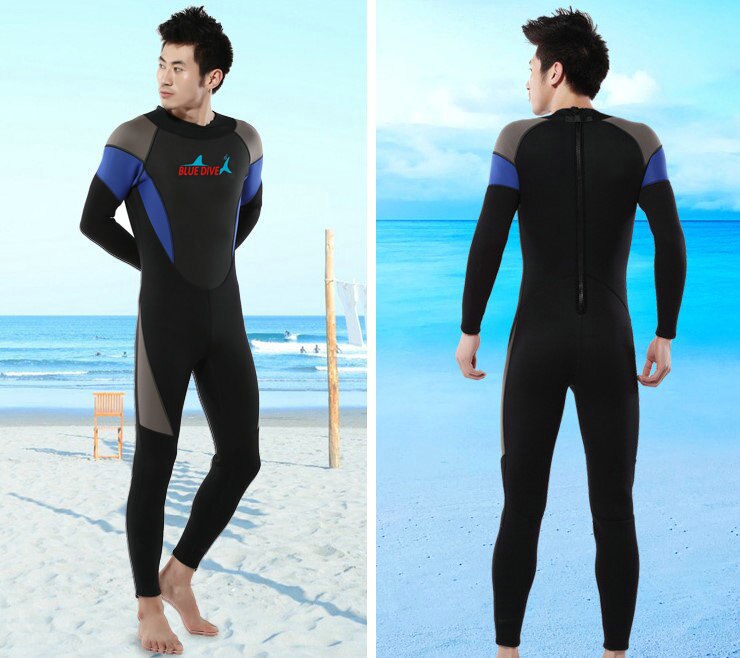 3MM Wetsuit for Men and Women Snorkelsuit Surfwear Sunscreen Diving Suit Winter Swim Creek To Keep Warm Neoprene