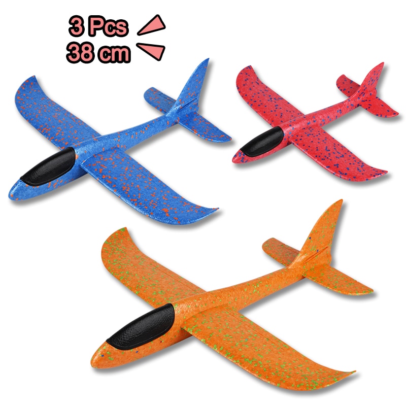 3 Pcs Hand Werfen Flugzeug Spielzeug für Kinder Schaum EPP Hand Starten Segelflugzeug Aircraft Outdoor Spielzeug für Kinder Party-Spiel