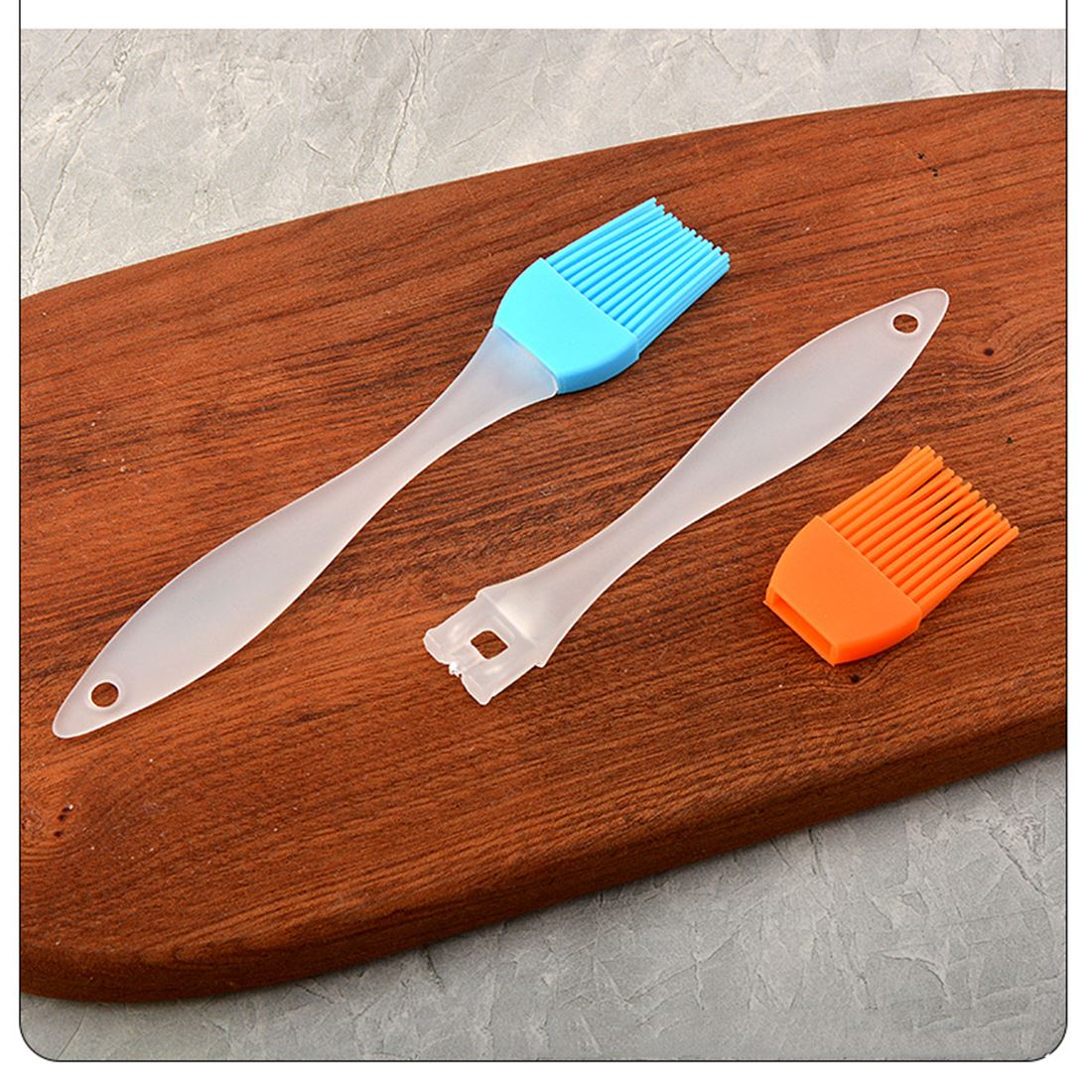 Food Silicone Brush Smear Brush Barbecue Baking Pan Bread Chef Pastry Oil Barbecue Pan Tool Household Kitchen Accessories