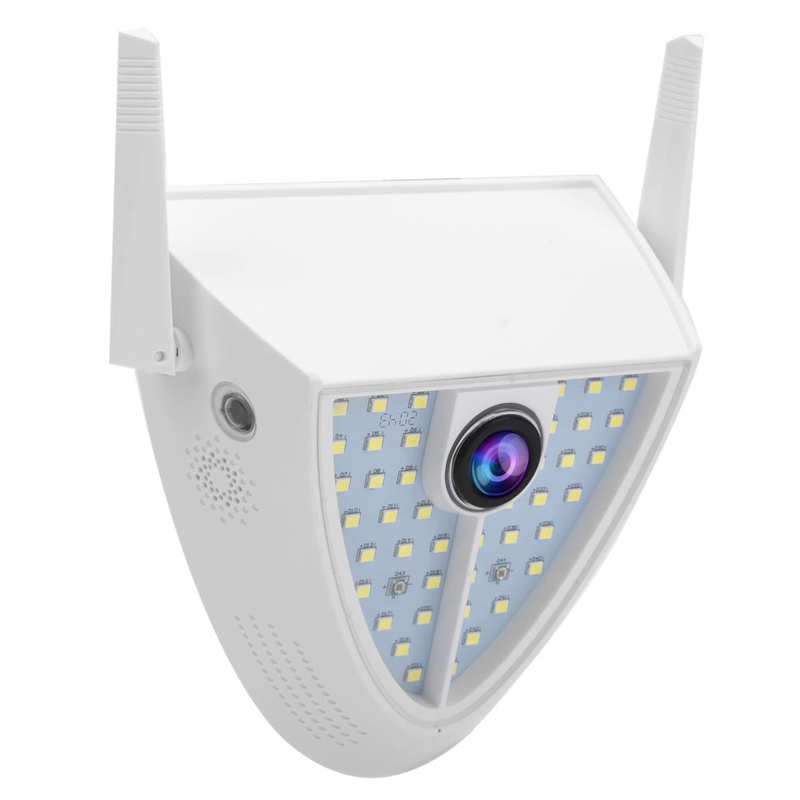 Wi-Fi Camera 1080P WiFi Camera 44 Lights Courtyard Monitor 2‑Way Audio Full‑Color Nigh IP65 Waterproof 100‑240V