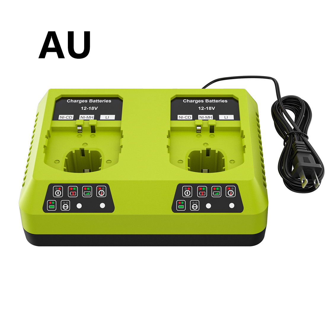 Voor Roybi P108 Batterij 6000mAh Met 6A Dual Charger Vervangende Batterij Voor Roybi 18V EEN Systeem P102 P103 P104 P105 P107 P109: Oranje