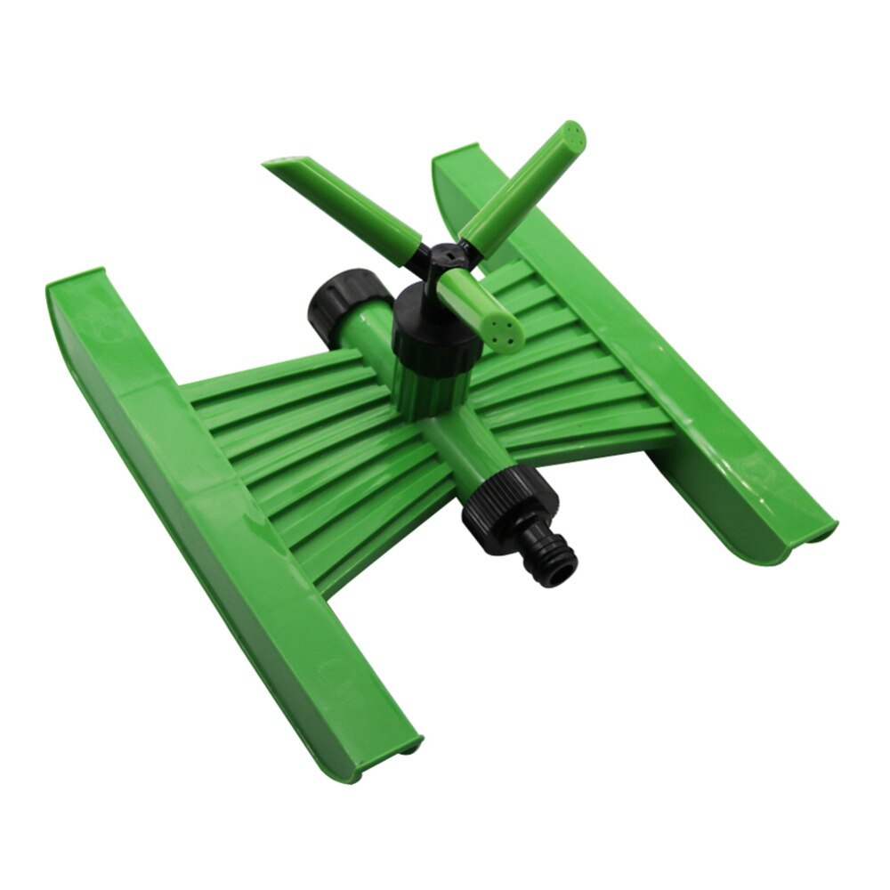 3-arm rotating sprinkler with H-base 360 degrees Irrigation Sprinkler Garden Landscape Watering Sprayer Garden Supplies 1 Pc