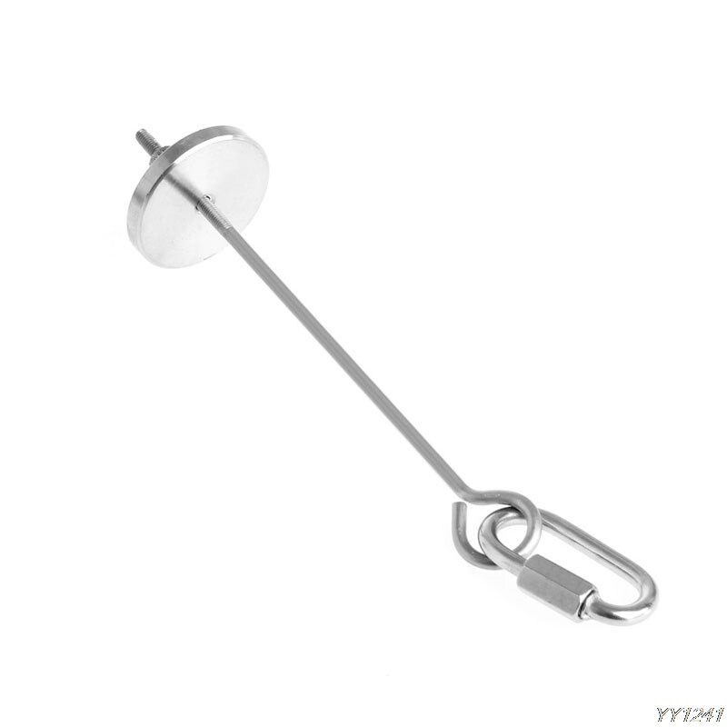 Bird Parrot Cage Stainless Steel Skewer Food Meat Stick Spear Fruit Holder Toy Y110: S