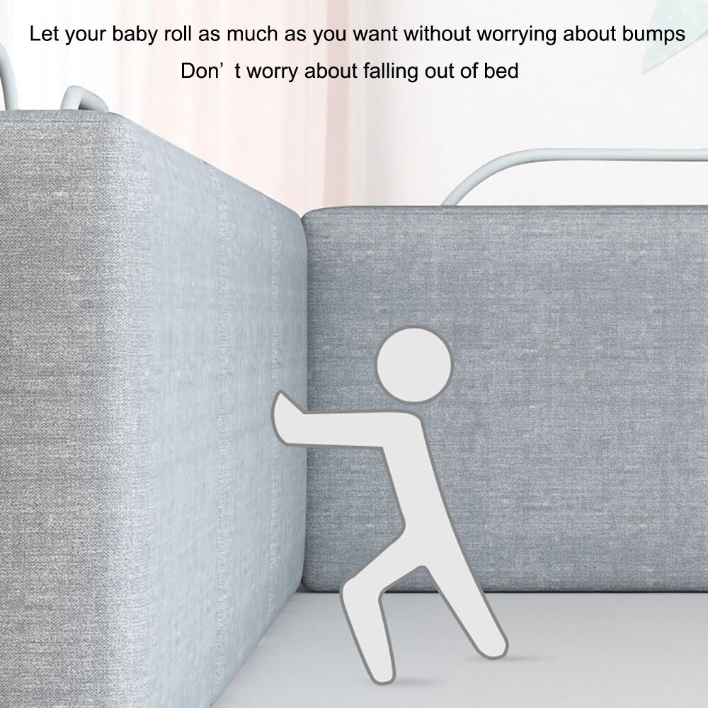 Dorahoney Baby Bed Rail Guard Bumpers in the Crib ... – Grandado
