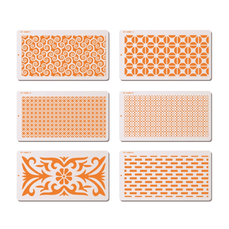 PET Fondant Printing Stencil Hollow Cake Edge Decoration Template Baking Gadgets M6CE