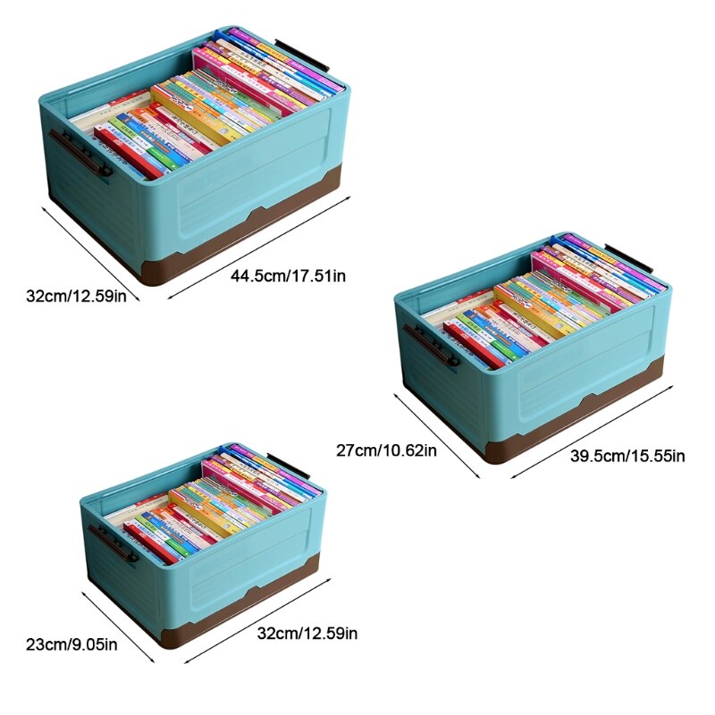 Clothes Organizer Toys Books Plastic Tool Box Foldable Book Storage Box Clothes Organizer Plastic Tool Box