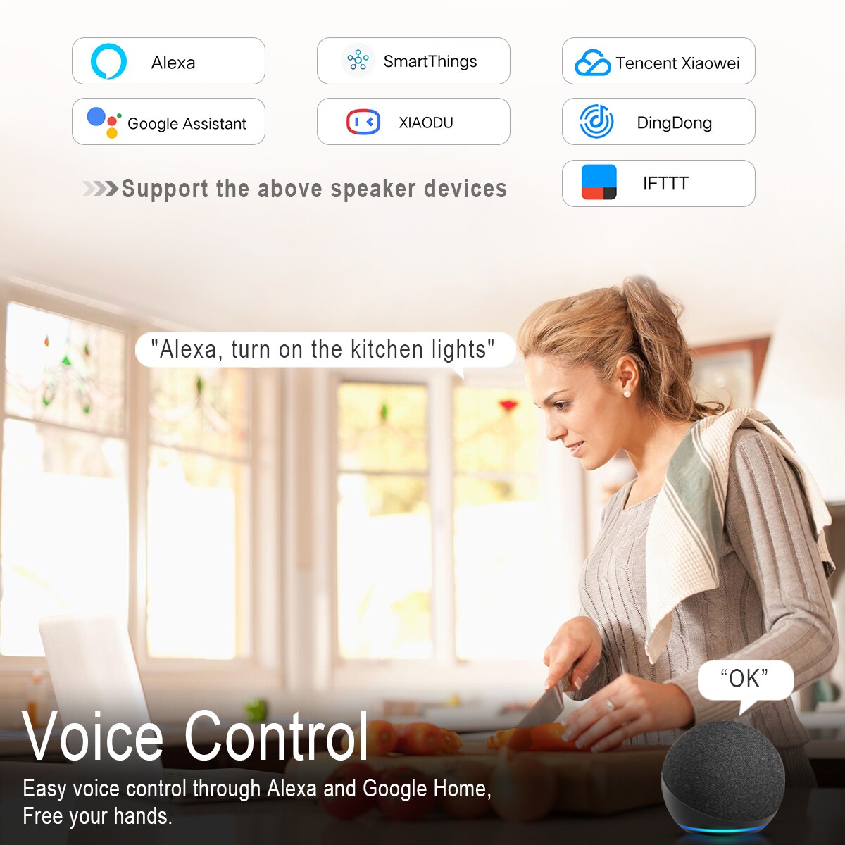 Kein neutralleiter erforderlich, us-standard-wlan-schalter, smart-home-steuerung 110v 220v