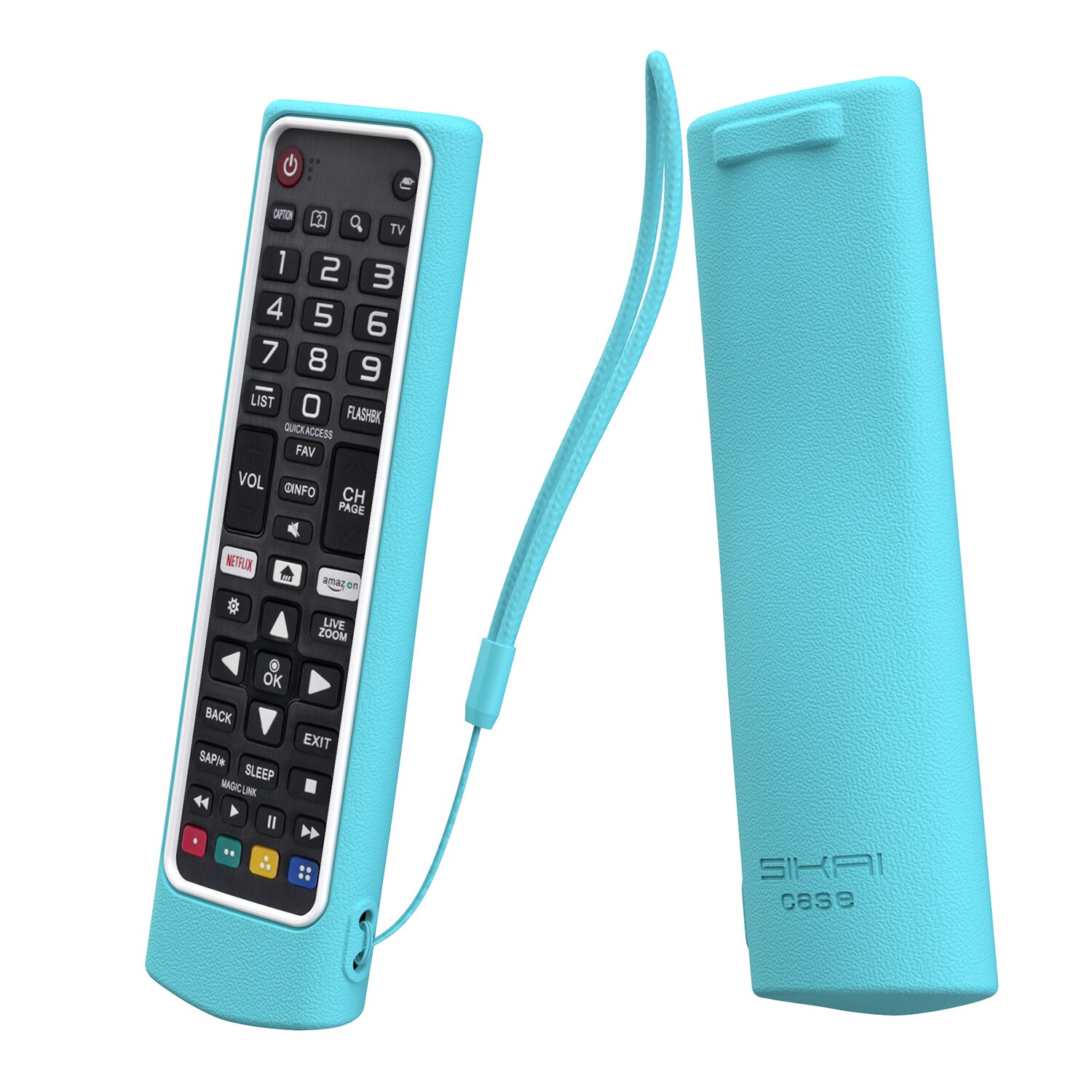 Sikai siliconen hoesje voor lg smart tv afstandsbediening akb 75095307 akb 75375604 akb 75675304 schokbestendige beschermhoes voor lg tv afstandsbediening