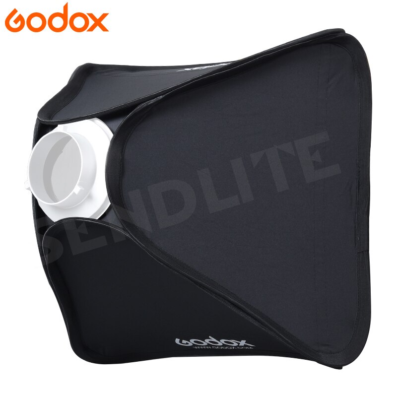 Godox 60*60cm Softbox Flash diffuseur Photo vidéo Studio boîte souple pour Flash Flash lumière sans support de type S support Bowens