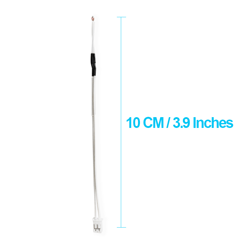5Pcs 3D Printer Thermistor NTC 3950 100K Ohm 10cm 2Pin Connector Temp Sensor for Anycubic 3D Printer Hotend Mega Vyper Chiron