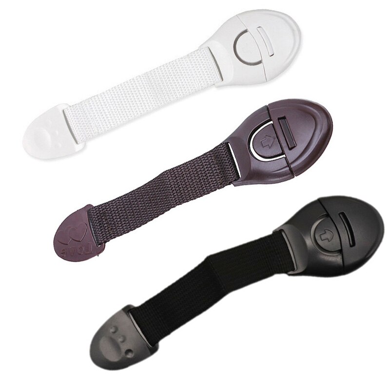 6Pcs/Lot Child Lock Protection Of Children Locking Doors For Children Safety Kids Safety Plastic Protection Safety Toilet Lock